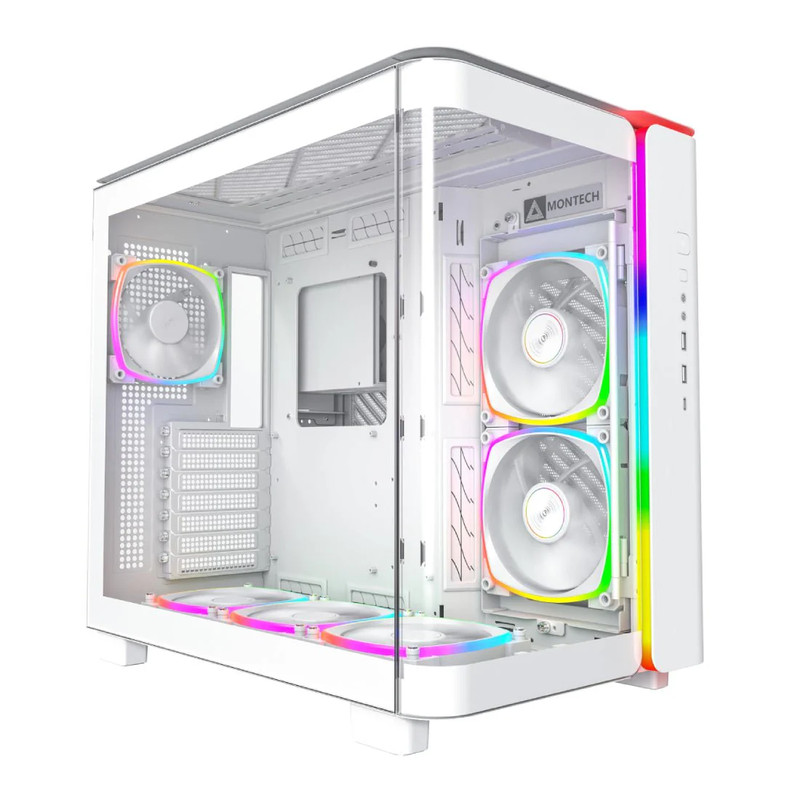 Montech King 95 Tempered Glass ATX Mid-Tower Case - White - صندوق
